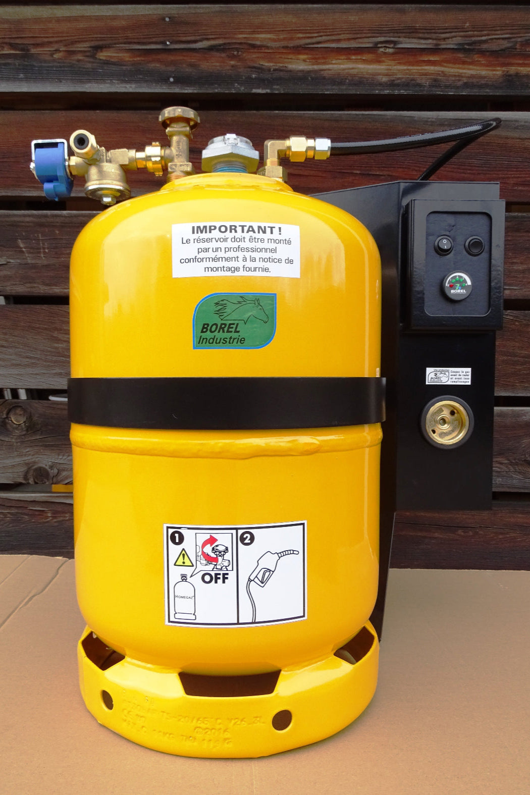 Kit Réservoir « Bouteille » GPL GOLD toutes options - HOMEGAZ